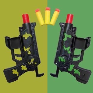 儿童泡沫吸盘玩具枪可发射软弹枪男孩射击类亲子