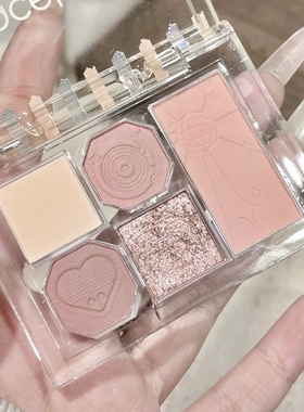 宝藏！2025秋冬盘口袋哑光五色眼影盘微珠光千金感眼妆彩妆盘学生