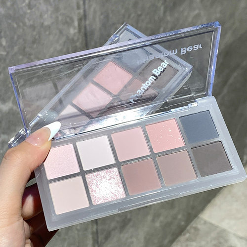 十色眼影眼珠光哑光不脱妆粉质细腻持久显色大地色眼影盘