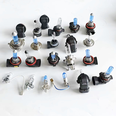 开源车用卤素灯泡H1 H3 H7 H4 12V 55W近光灯9012 H8黄光审车灯泡