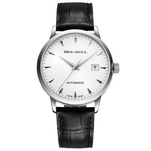 海鸥表商务休闲皮带机械表613