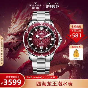 海鸥表手表男士海洋系列pro系列四海龙王男款潜水表机械表1216