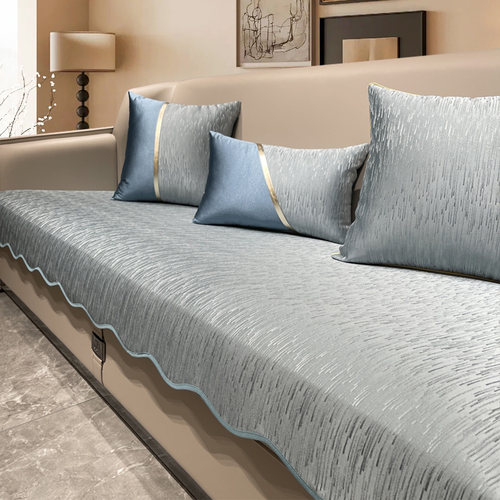 沙发垫高级感可拆洗轻奢风高端客厅家用贵妃坐垫套罩防滑现代简约