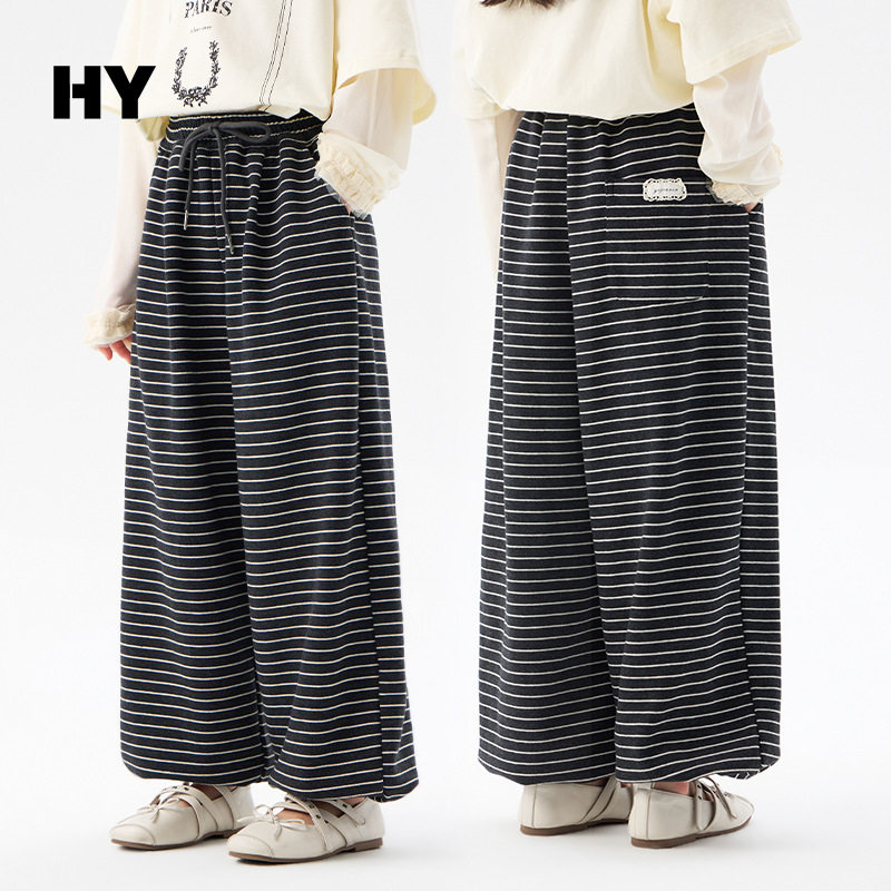 童装儿童裤子2026新款洋气男女童条纹运动卫裤中大童休闲长裤春季,童装/婴儿装/亲子装,裤子,淘宝优惠券,粉丝福利购,淘宝优惠卷