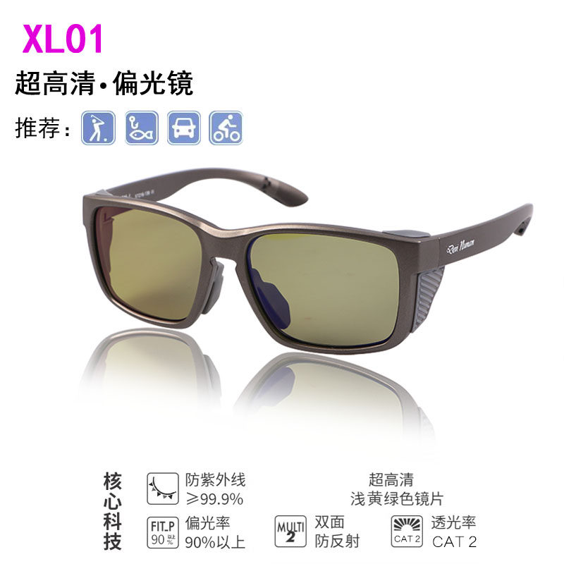 XL01防紫外线经典方框高清偏光镜