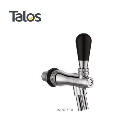 Talos塔罗斯精酿啤酒酒塔酒柱双嘴龙头1012803制造泡沫打酒头G5/8