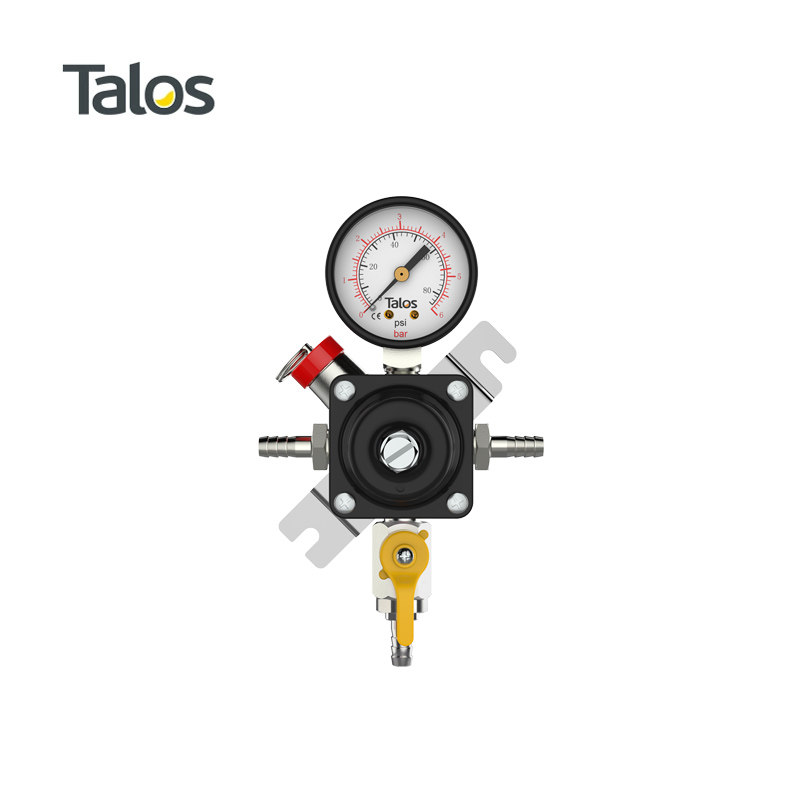 Talos塔罗斯啤酒设备二级减压阀二氧化碳气瓶压力表调压表气压表