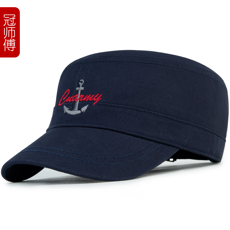 春秋户外时尚潮流男士平顶帽