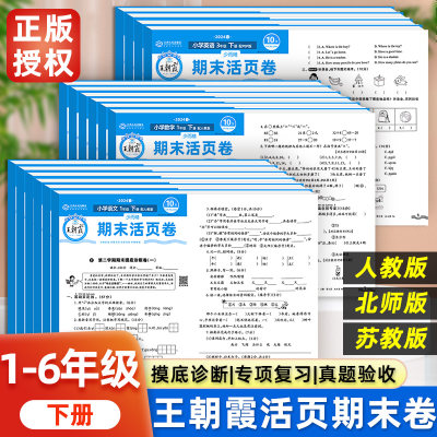 2023王朝霞活页卷期末3-6下册