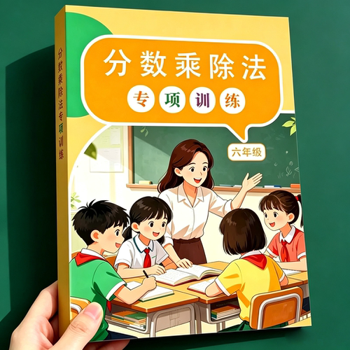 2026新 六年级上册分数乘除法专项训练分数简便运算方程混合运算专项训练6年级计算题强化训练口算天天练竖式脱式四则运算