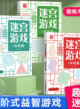 儿童专注力训练思维逻辑游戏书