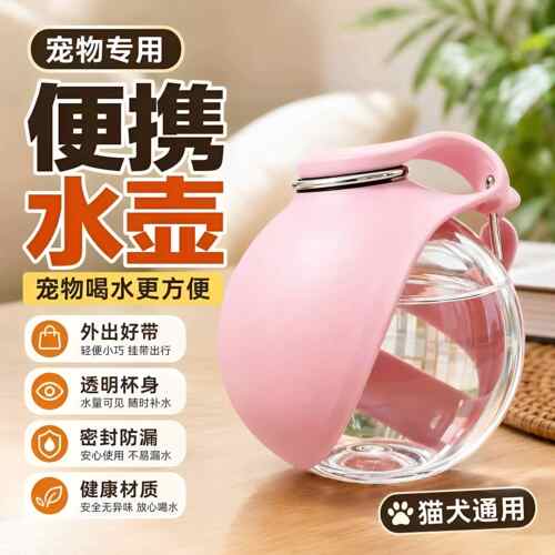 透明饮水壶可携式狗狗外