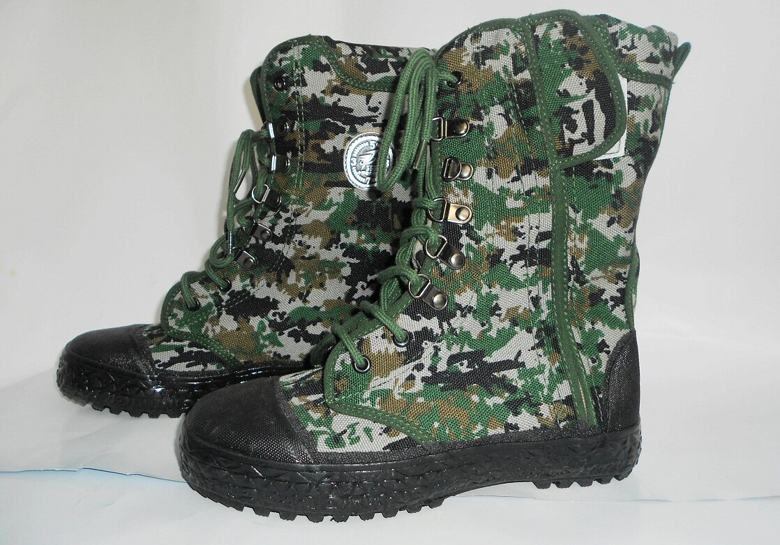 Bottes militaires en toile - Ref 1399428 Image 3