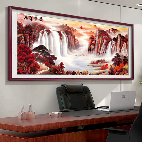 Новая версия Hongyun Dangtou Cross Emelcodery 2024 Новая вышитая вышитая гостиная Advanced Predec