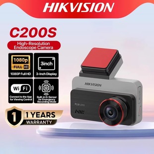 海康威视海外版C200S行车记录仪双摄英文版跨境国外Car Roadcam