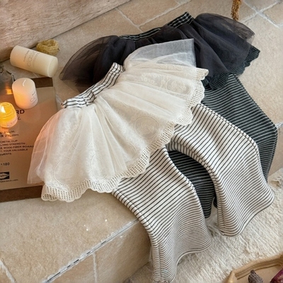 女童秋冬裙裤网纱裙裤