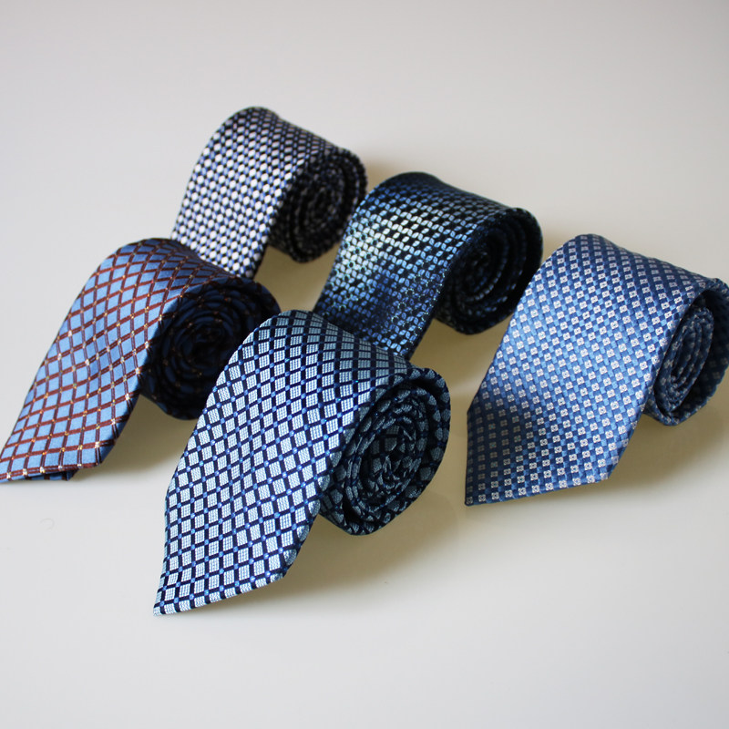 真丝领带礼盒装男士正装韩版时尚 个性色织花纹西服衬衫配饰领带