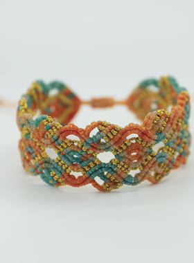 手工编织材料包百搭民族风情侣