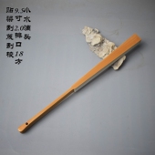 95寸精工老玉竹折扇文玩折扇名家水磨竹文人扇贴梁刮宓刮棱古方头