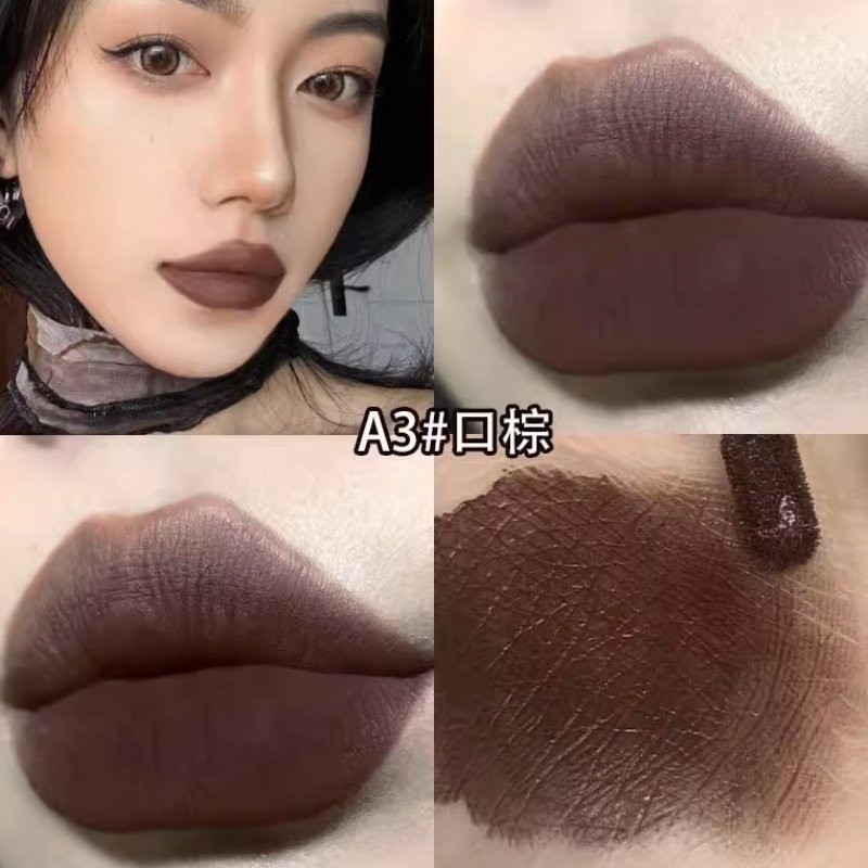 巴黎风情丝绒哑光不沾杯唇釉