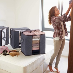 棉被收纳袋衣物装被子的袋子行李搬打包储物防潮袋拉链防尘整理袋