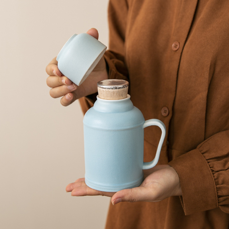 小容量办公杯茶水分离泡茶壶家用新款保温壶刻字礼品小暖壶水壶