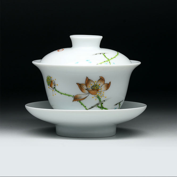 贵和祥景德镇陶瓷茶具粉彩