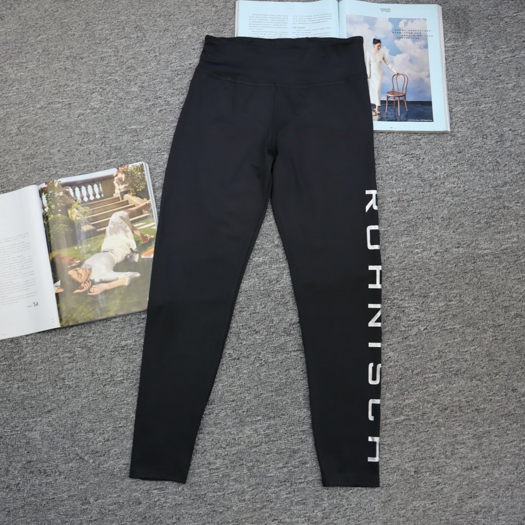 瑜伽裤中腰弹力速干健身跑步薄款夏季9分裤女式