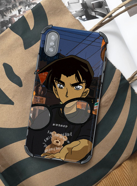 日系动漫服部平次适用苹果13Pro Max  15p14 15 16promax  8 plus炫酷手机壳