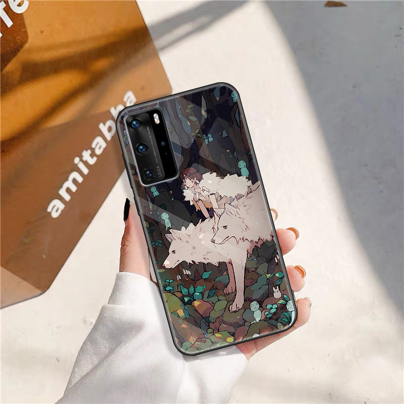 宫崎骏幽灵公主与狼适用于苹果13Pro Max  15p14 15 16promax  8 plus手机壳