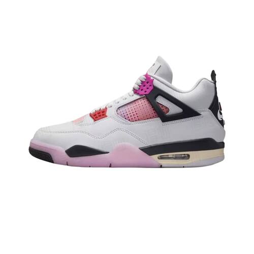虎牙球鞋AIR JORDAN 4 AJ4白粉运动休闲男款复古篮球鞋JA1135-100
