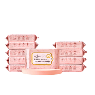 One's Member厚婴儿手口湿巾纯棉纯水母婴安全无刺激20片*10包/箱