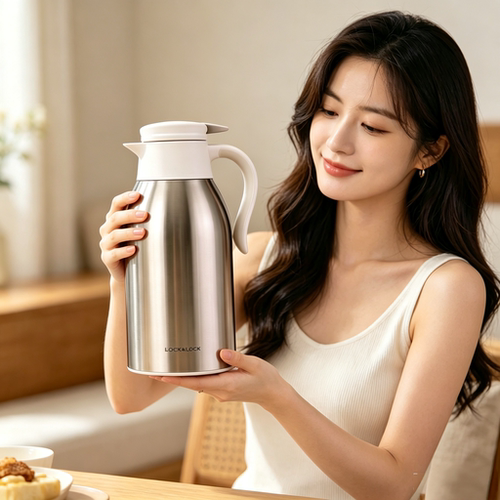 乐扣乐扣304不锈钢保温壶2.2L