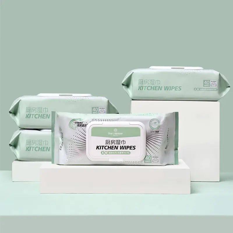 One's Member20倍强效去污厨房湿巾40片*4包不伤手加大加厚双密封,洗护清洁剂/卫生巾/纸/香薰,厨房湿巾,淘宝优惠券,粉丝福利购,淘宝优惠卷