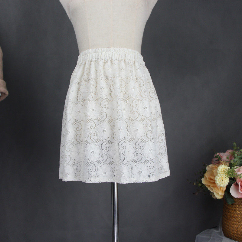 毛衣卫衣遮屁股假下摆裙子春季新打底神器叠穿内搭蕾丝半身裙屁帘