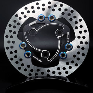 FJN半浮动前后改装刹车盘前后碟刹改装飞机音220/7.0三孔碟盘