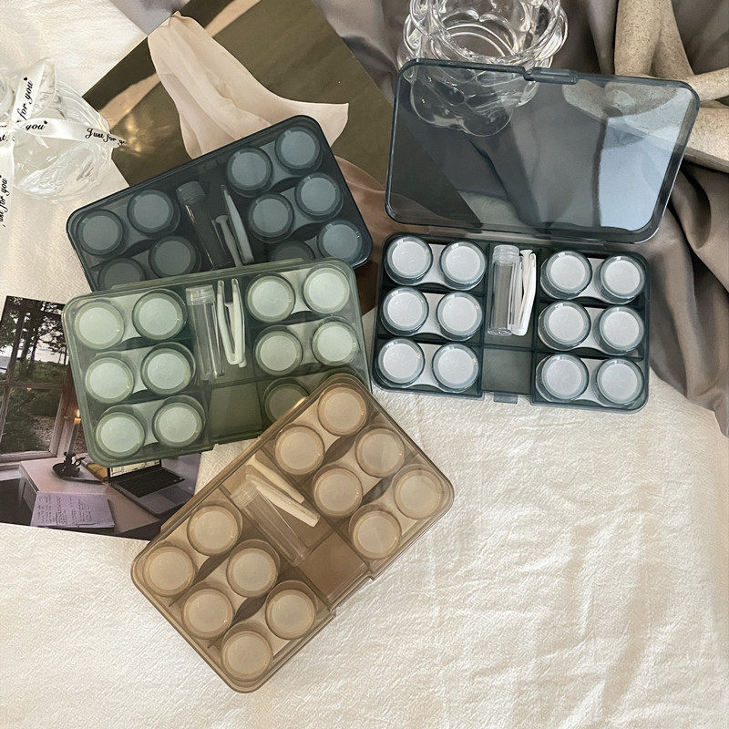 夏日冷淡风～简约便携隐形眼镜盒子伴侣护理盒美瞳盒多付装as952,ZIPPO/瑞士军刀/眼镜,隐形眼镜伴侣盒,淘宝优惠券,粉丝福利购,淘宝优惠卷