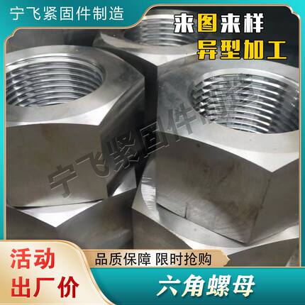 特大高强度螺母8级10级12级定做螺母/六角螺母/定制厂家/异型螺母