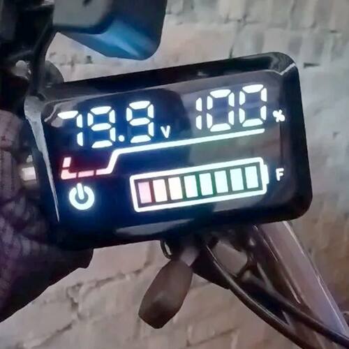 电动车电量表显示器磷酸铁锂电量显示仪表48V60V72V通用