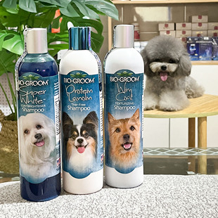 亮白羊毛脂耿毛犬宠物香波浴液泰迪金毛美国bio碧艾欧棕色增亮