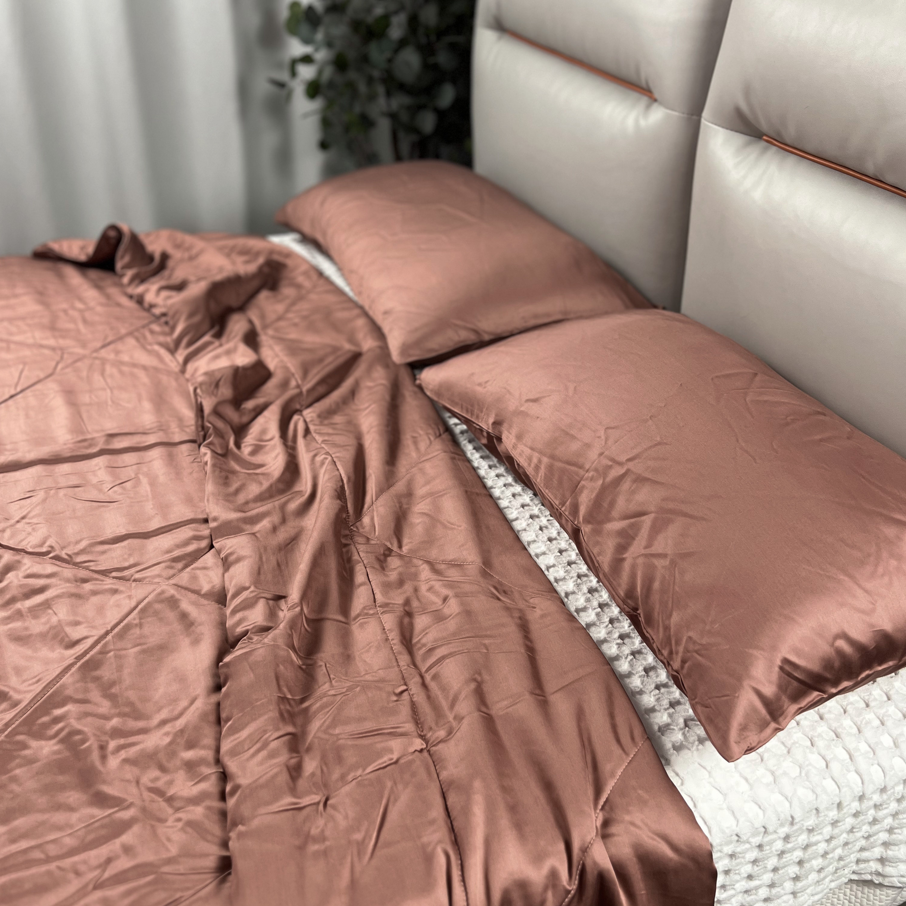 竹纤维春秋薄被！被子枕套三件套 外贸2*2.3米夏凉被空调冷感盖毯,床上用品,化纤被,淘宝优惠券,粉丝福利购,淘宝优惠卷