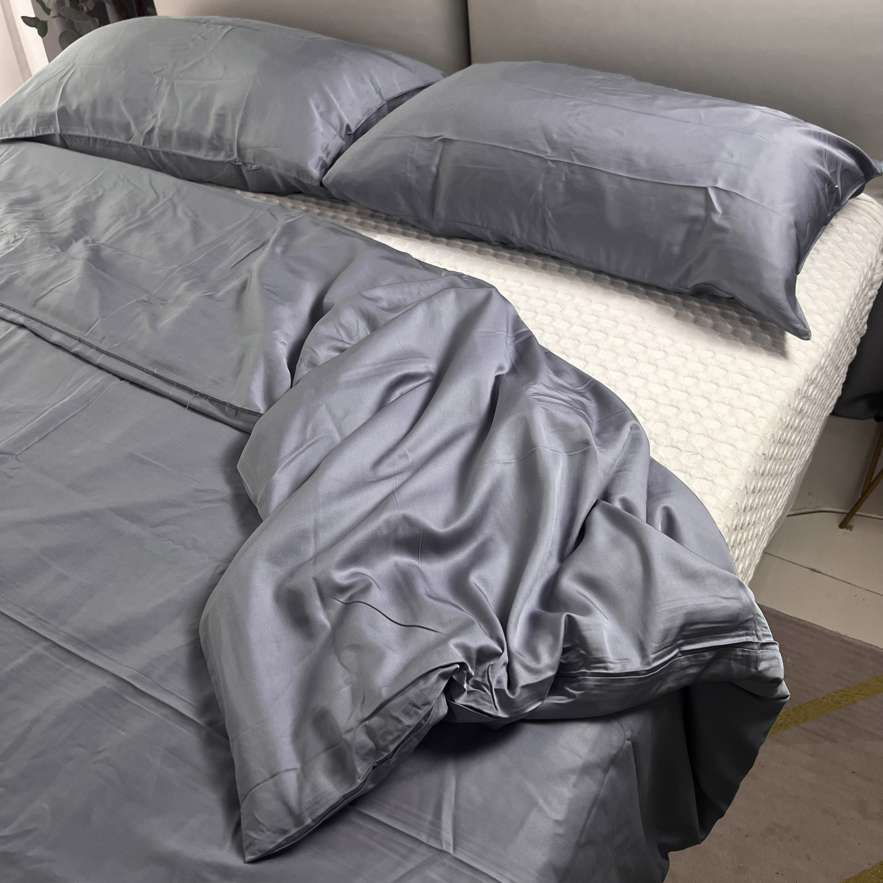 竹纤维被套 2*2.3米双人被罩枕套三件套 柔软垂顺亲肤 可搭配床笠,床上用品,被套,淘宝优惠券,粉丝福利购,淘宝优惠卷