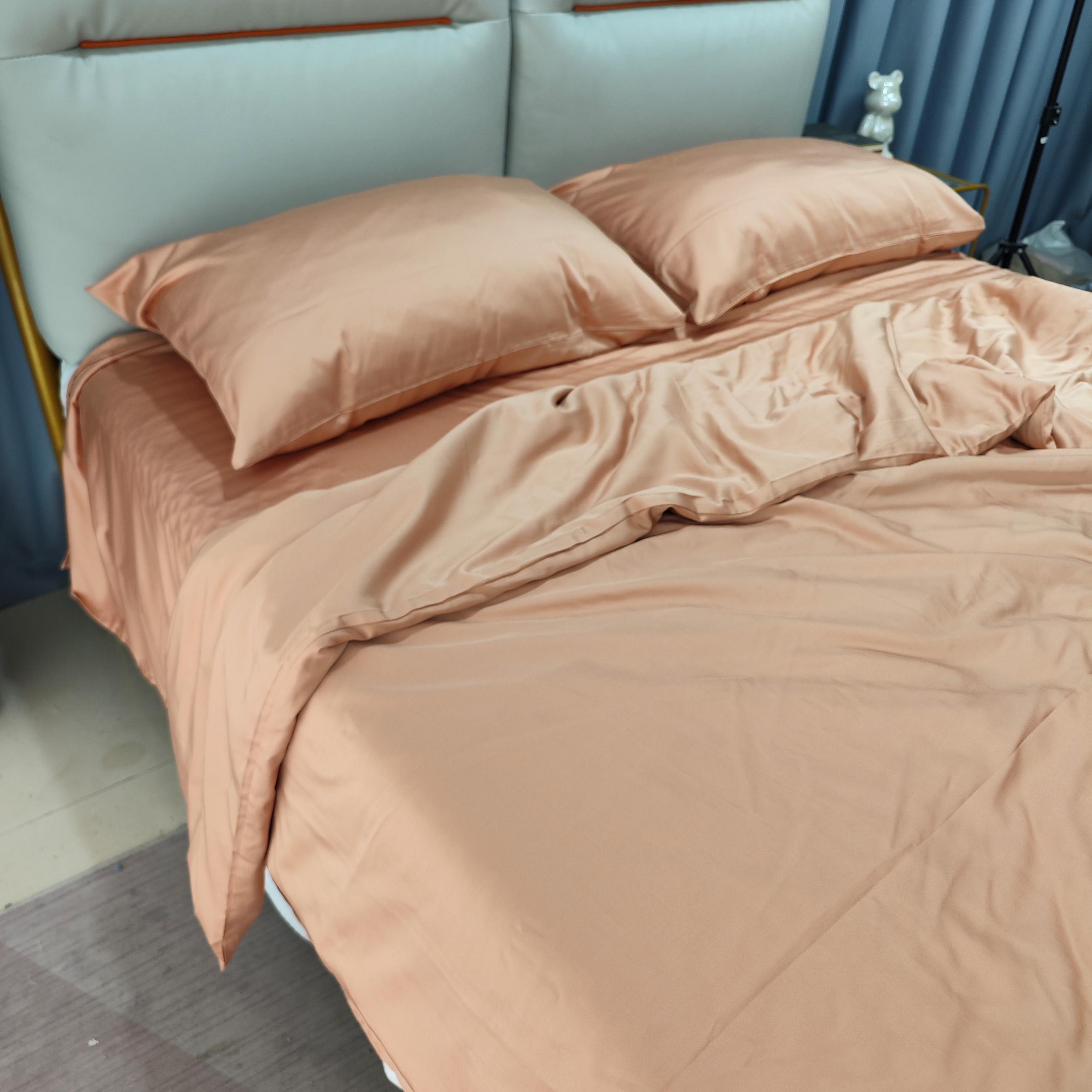 微瑕四件套！超柔软亲肤80支竹棉 被套床单床笠枕套 裸睡舒服爽滑