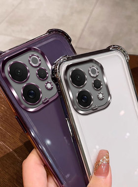 四角气囊防摔适用vivos50手机壳透明s50外壳男女V2528A保护套软胶ins风全包软壳tpu硅胶个性网红可爱情侣女款