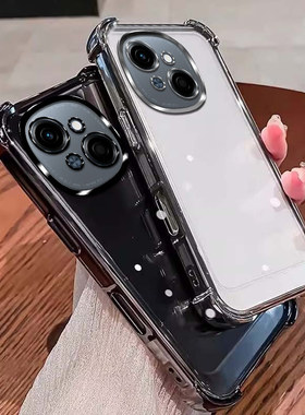 四角气囊防摔适用传音tecno sparkgo2025手机壳透明Transsion spark go2025外壳全包保护套.网红纯色简约男女