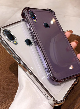 四角气囊防摔适用传音tecno sparkgo2020手机壳透明Transsion spark go2020外壳全包保护套.网红纯色简约男女