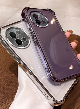 四角气囊防摔适用传音itel s23手机壳透明Transsion itel s23 5g外壳软全包电镀保护套ins网红纯色简约男女款