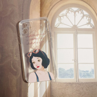 小心撒野 洋气白雪公主 适用于iPhone16苹果17promax透明软壳苹果/华为/小米/OPPO/VIVO全包手机壳