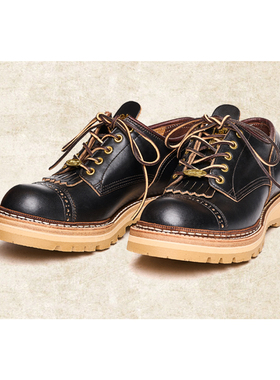 【挪威缝】ROLLING DUB TRIO 工装靴 日本 牛皮低帮 W01