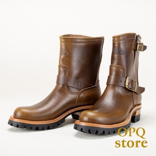 【国内现货】Zerrows 牛皮 日本 工装靴手工靴工程师皮靴 工程师